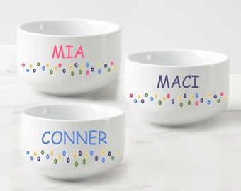 Benutzerdefinierte Müslischüssel, personalisierte Schüssel, Geburtstagsgeschenk.
