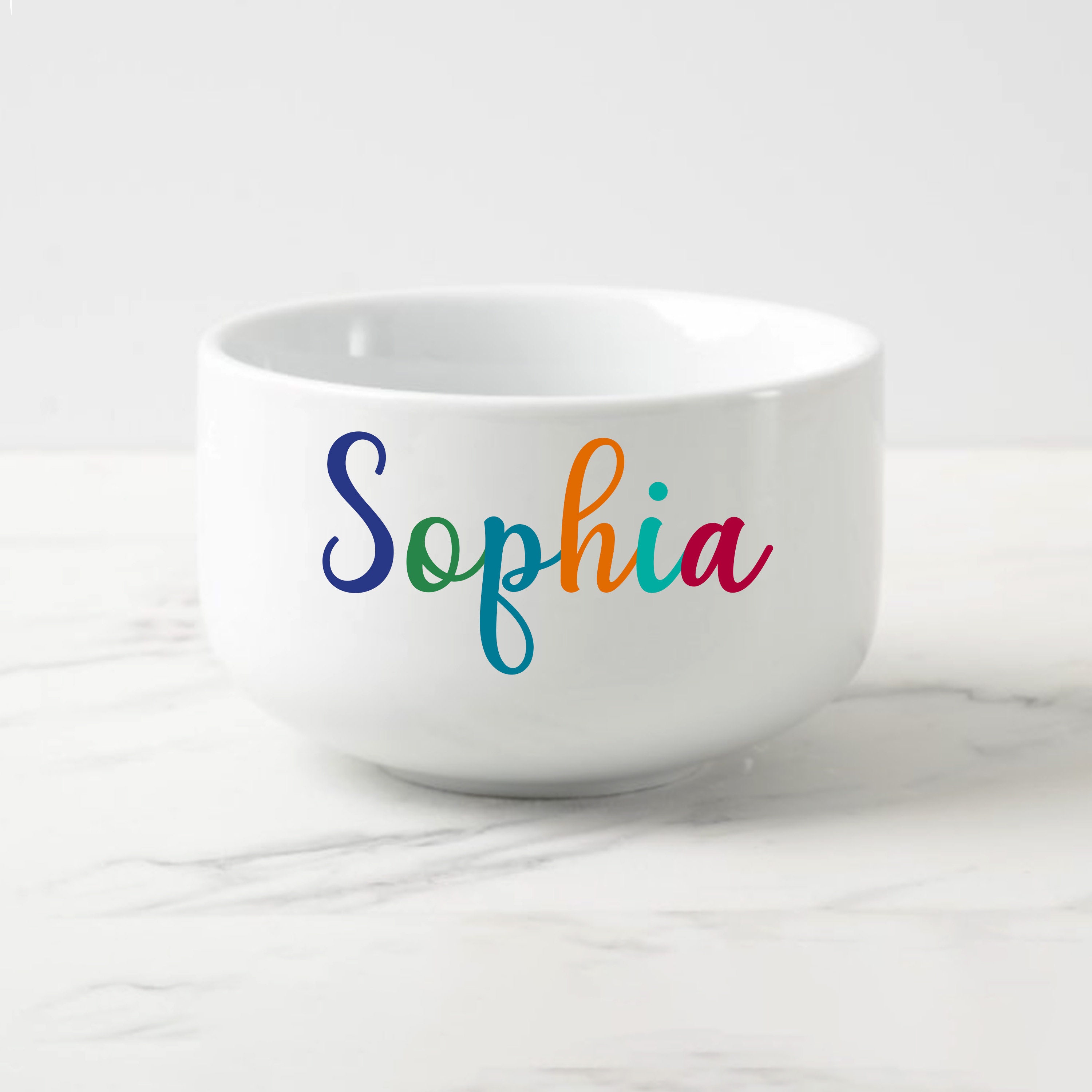 Personalized Bowl Custom Cereal Bowl Ice Cream Bowl Gifts Etsy