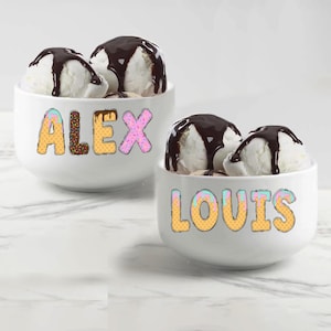 Personalized Bowl, Custom Cereal Bowl, Ice Cream Bowl, Gifts For Him, Gifts for Her, Birthday Gifts For Kids, Bowls.