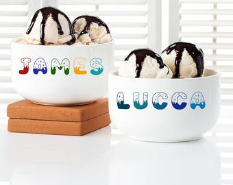 Ciotola per snack personalizzata, regali di compleanno, ciotola per cereali, ciotola per gelato, ciotola per popcorn, ciotola per chili e zuppa