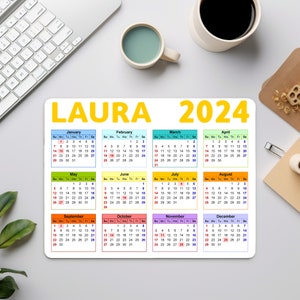 Personalized Calendar Mousepads, Custom Calendar Mouse Pads, Desk ...
