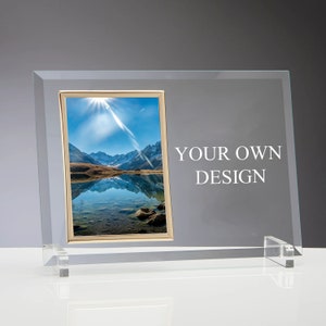 Your Own Design Picture Frame, Corporate Gift Souvenirs, Award Gift, Retirement Appreciation, Gift Plaque, Graduation Plaque, Crystal Award