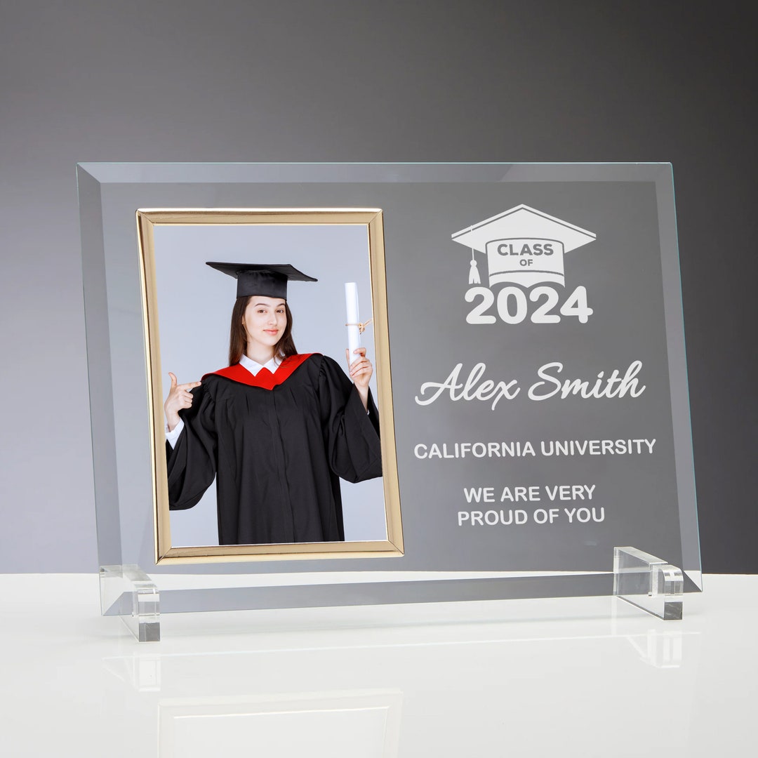 Engraved Graduation Frame Frame for Graduation Souvenirs personalized