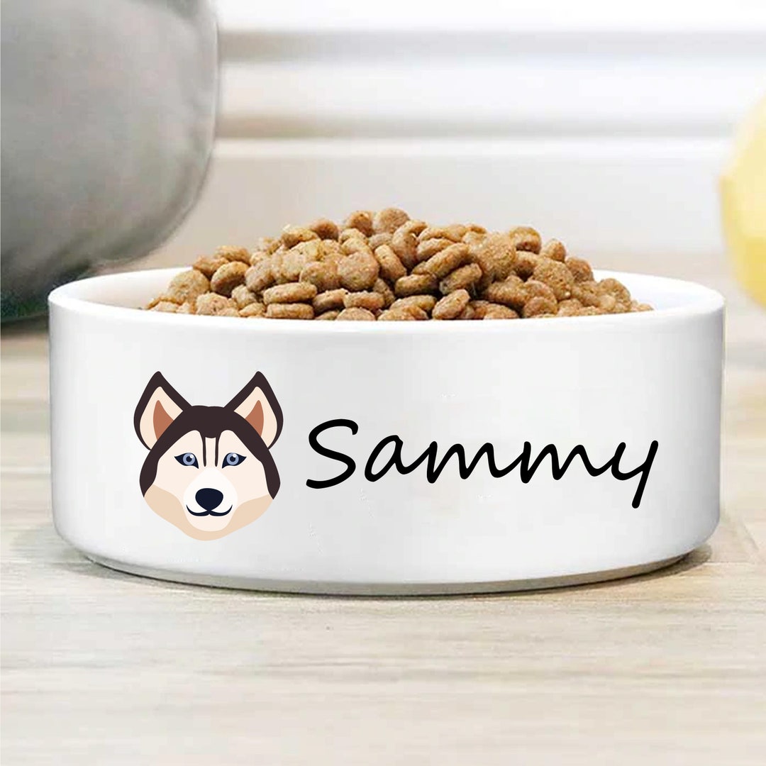 Personalized Pet Bowl, Custom Pet Bowl, Dog Gift, Ceramic Pet Bowl