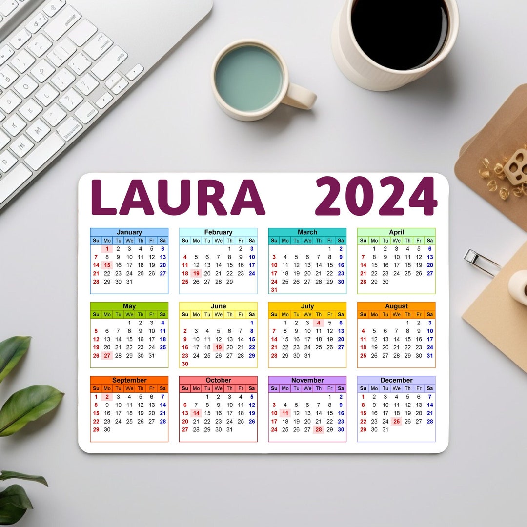 Personalized Calendar Mousepads, Custom Calendar Mouse Pads, Desk