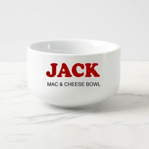 Personalized Cereal Bowl, Snack Bowl, Personalized Kitchen Gifts, Personalized Gifts for Kids, Custom Cereal Bowl, Custom Snack Bowl