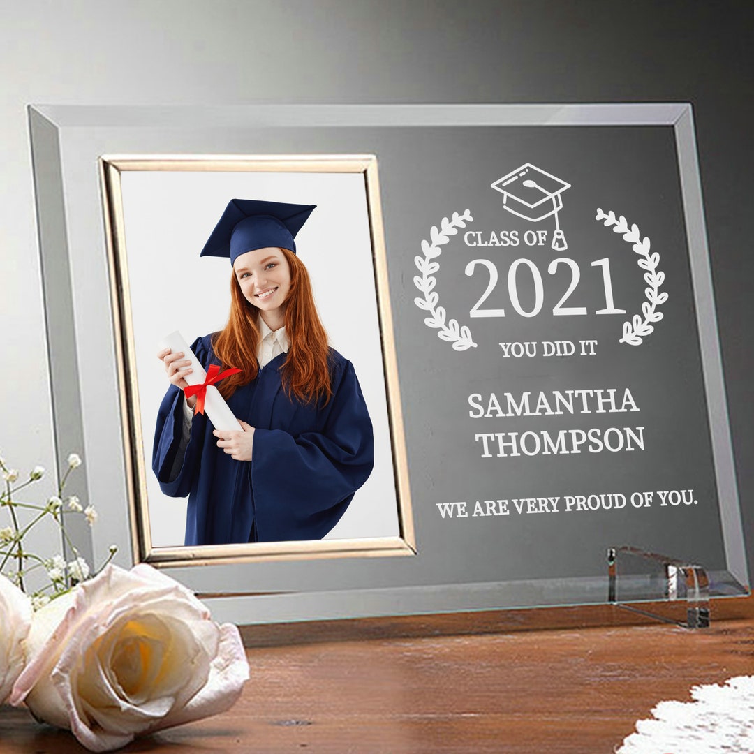 Engraved Graduation Frame Frame for Graduation Souvenirs personalized