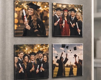 Magneti con foto di laurea, bomboniere personalizzate per feste di laurea, ricordo della classe del 2026
