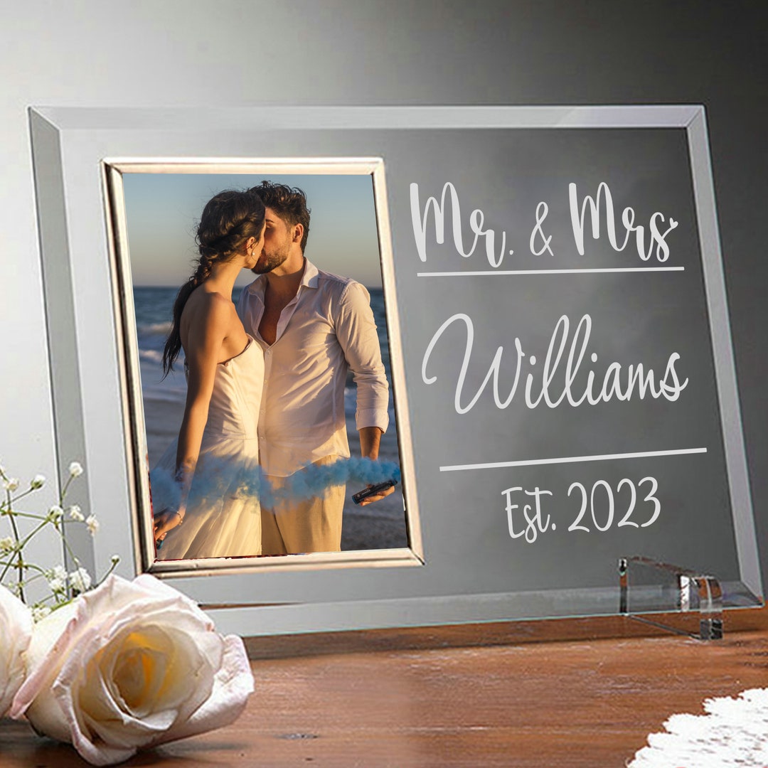 Personalized Wedding Frame, Custom Frame, Gift for Anniversary