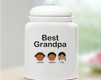 Personalized Cookie Jar, Housewarming Gift, Personalized Cookie Jar, Custom Cookie Jar, Personalized Home Decor, Ceramic Jar