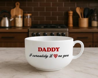 Ciotole per cereali, ciotola in gres personalizzata, regalo di San Valentino