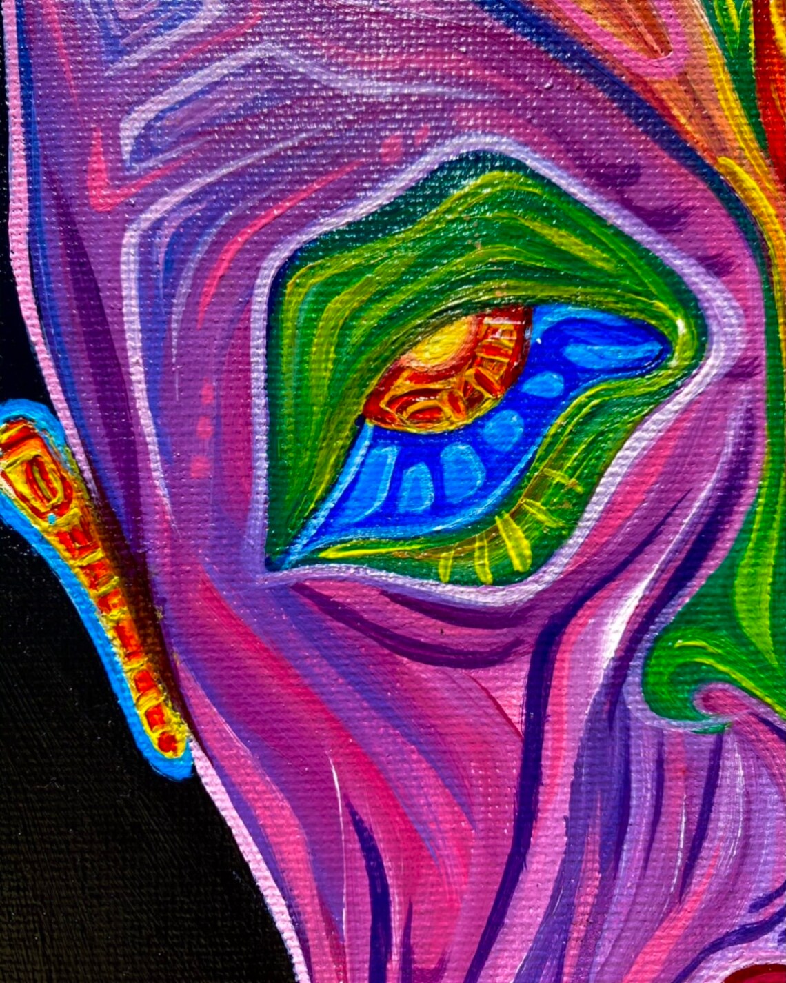 Art Original 'Inner Dimensional' Painting Canvas Etsy