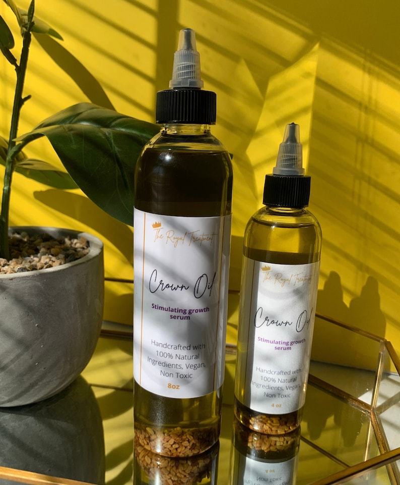 Crown Oil Hair Growth Oil Dry Scalp Oil Hair Growth Serum Etsy