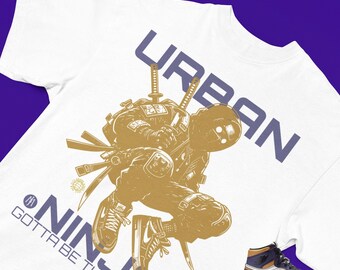 Camiseta Jordan 1 LA to Chicago Boxy, Camiseta gráfica Urban Ninja