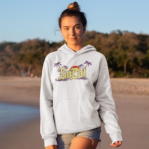 Premium Hoodie with New City Design, California Style, So Cal Vibes, Urban Sweatshirt, Gift For Him