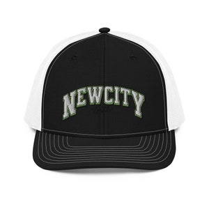 Nieuwe stadsmerk geborduurde truckerhoed, stedelijke pet, aangepaste logohoed, unisex baseballpet
