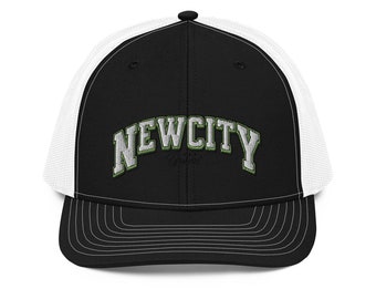 New City Brand Embroidered Trucker Hat, Unisex Urban Cap