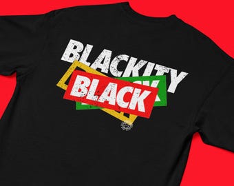 Blackity Black Boxy T-Shirt: Modern Streetwear Tee
