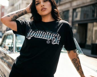 Lowrider Graphic T-Shirt: Combed Cotton Boxy Tee, Urban Streetwear