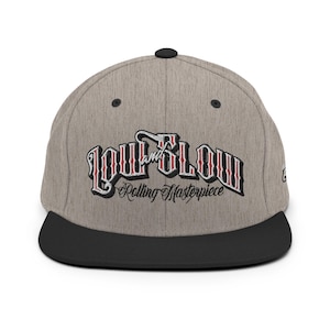Low and Slow Snapback Hat, Lowrider Cap, Adjustable Hat, Classic Snapback, Graphic Hat, Streetwear Accessory