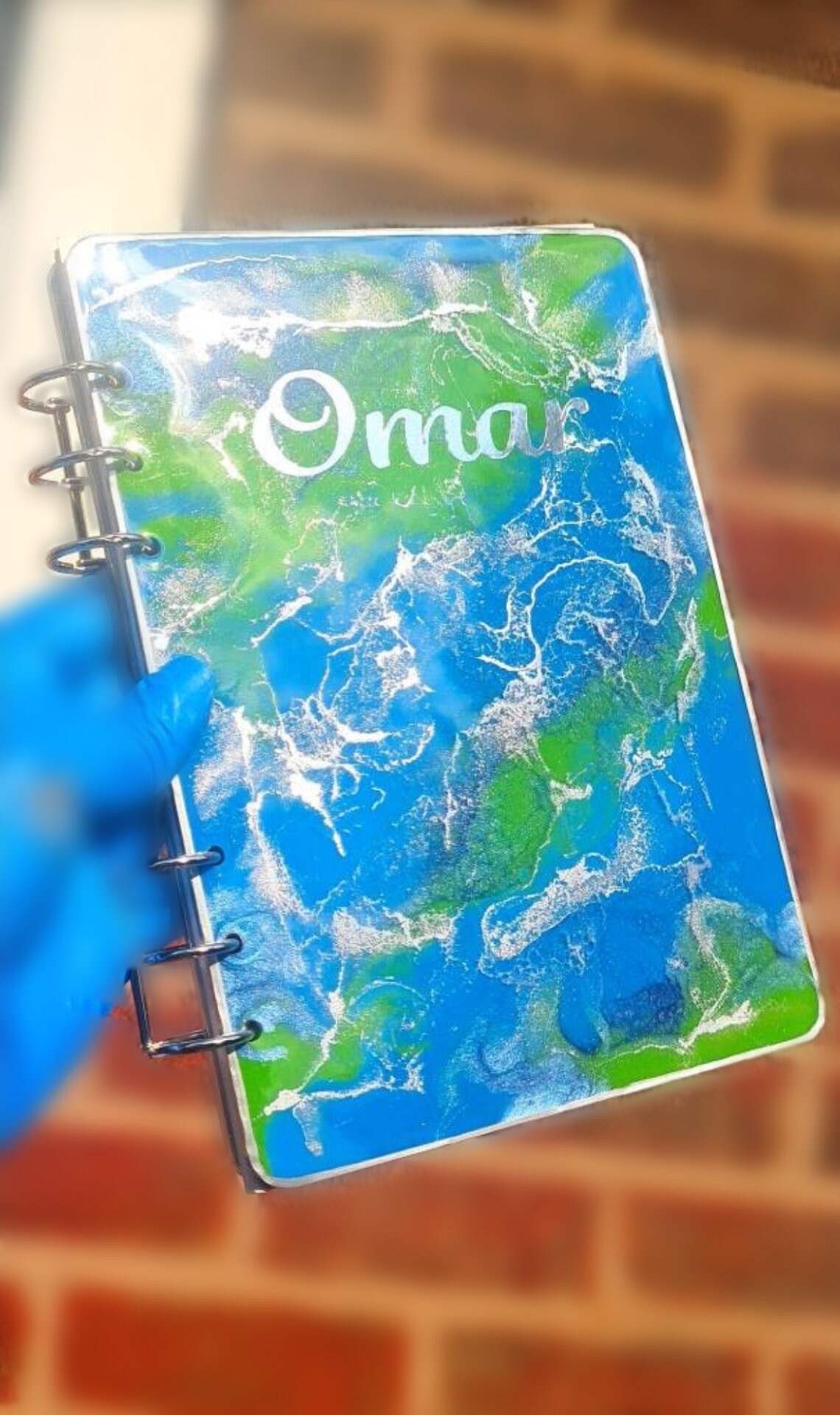 personalised-a5-a6-a7refillable-notebookresin-notebookresin-etsy