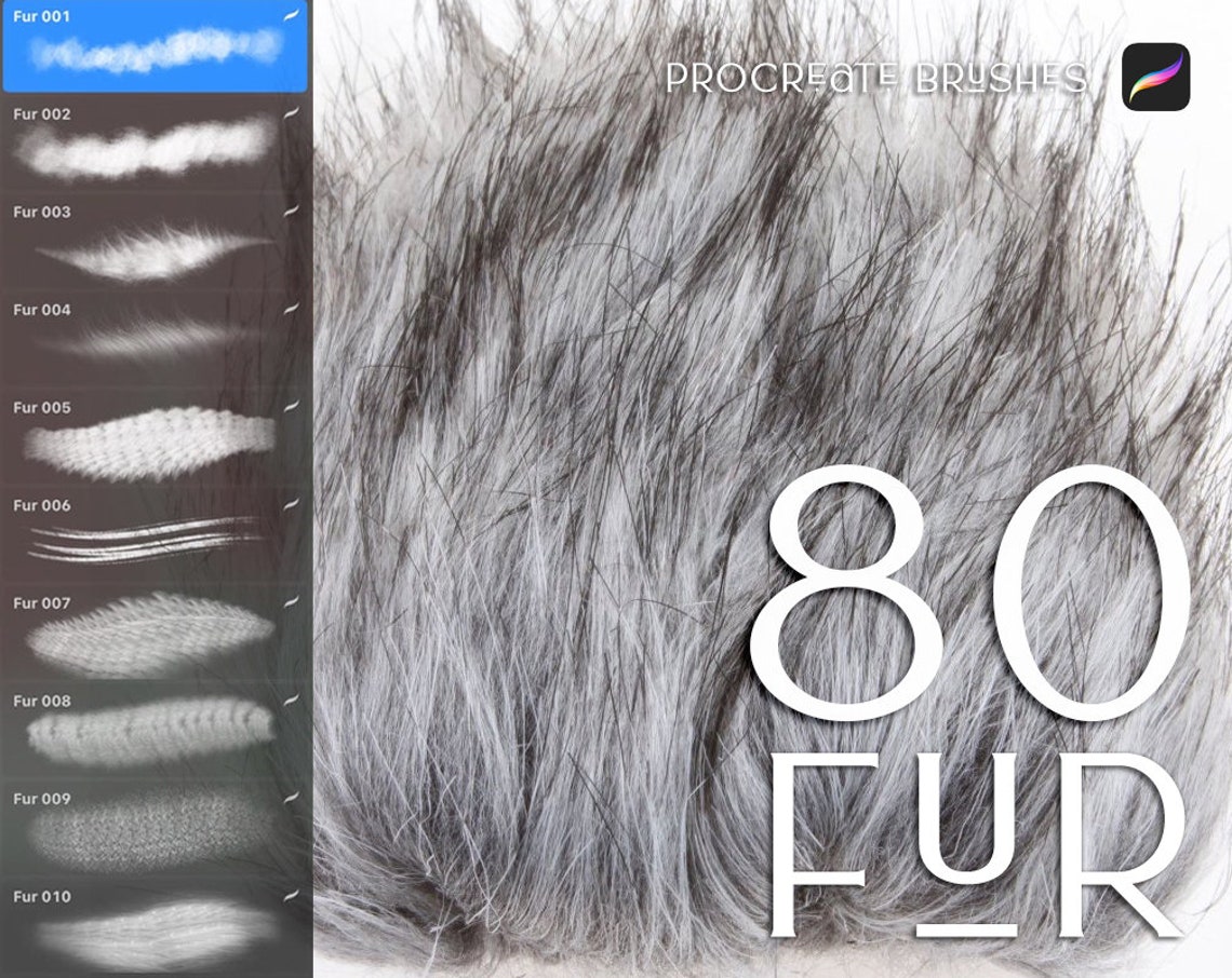fur brushes procreate fur brushes procreate