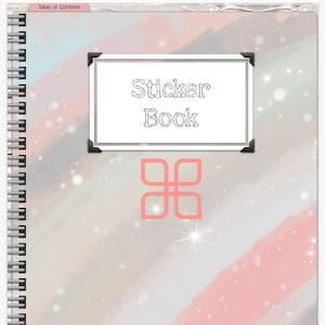 PDF] DOWNLOAD Blank Sticker Book: Blank sticker journal, Sticker book  collecting album, sticker books for children… Beautiful Pink And Red Heart  Cover by PR / X