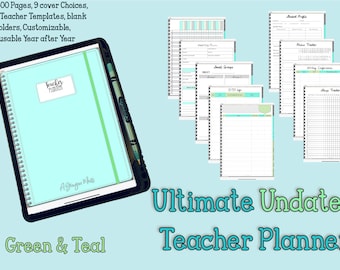 ULTIMATE Undated Digital Teacher Planner (PDF & GoodNotes)