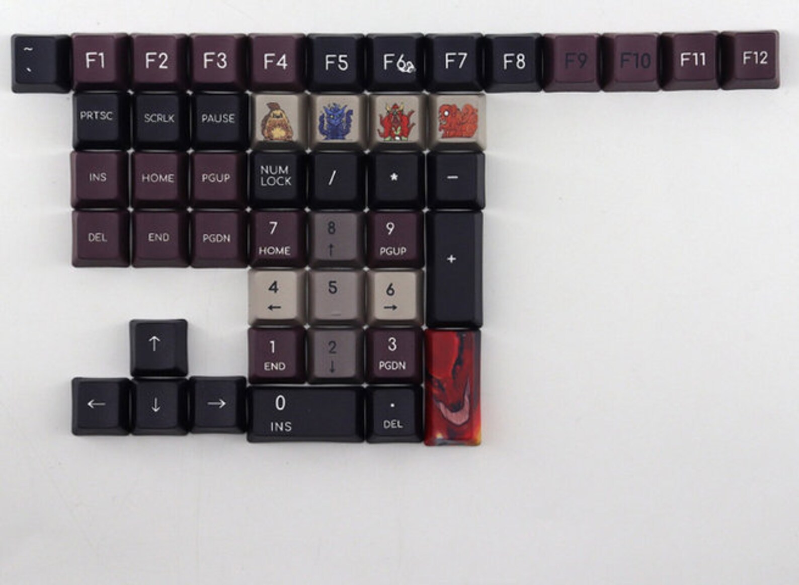 Naruto Themed Keycap Set Etsy