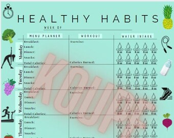 Healthy Habit Planner