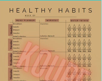 Healthy Habit Planner