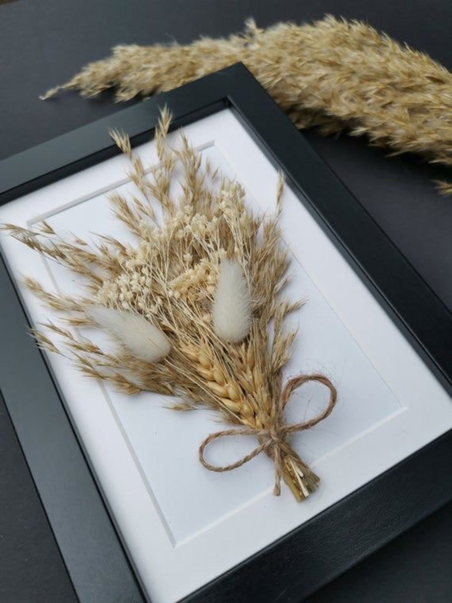 Dry flowers frame Etsy