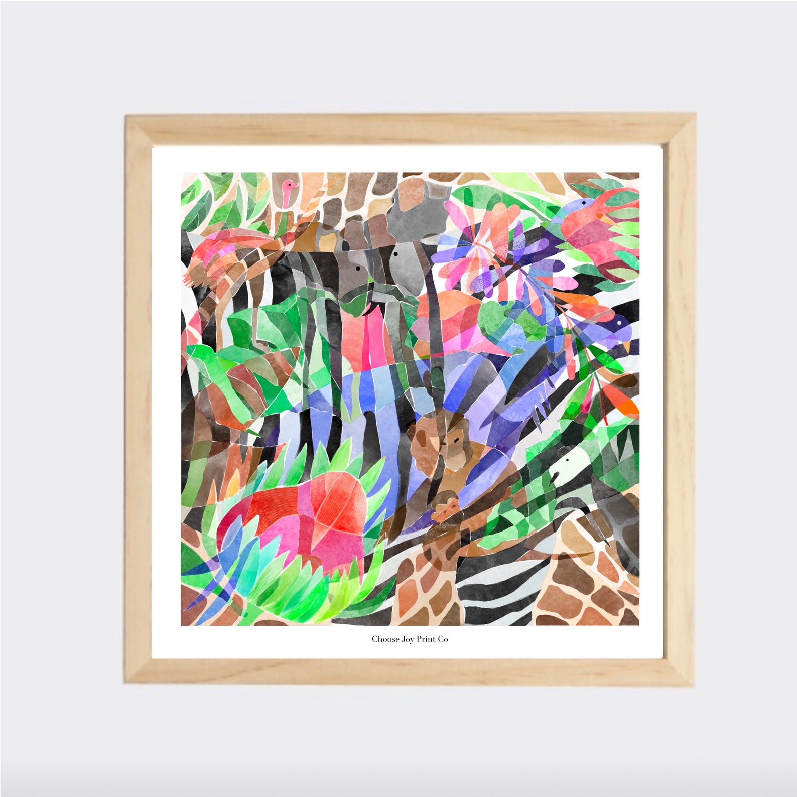 South Africa Abstract Painting l Digital Download Wall Decor l Etsy