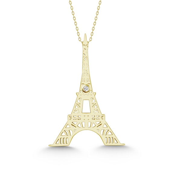 Ciondolo Miniatura Torre Eiffel In Argento 925 – Piccolo E Delicato – 1,3 Cm - 3