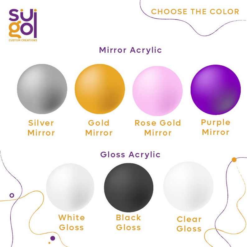 Custom Acrylic Letters Acrylic Stacked Words Cake Topper Etsy