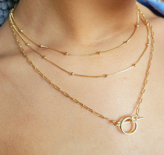 Necklace layering hotsell set