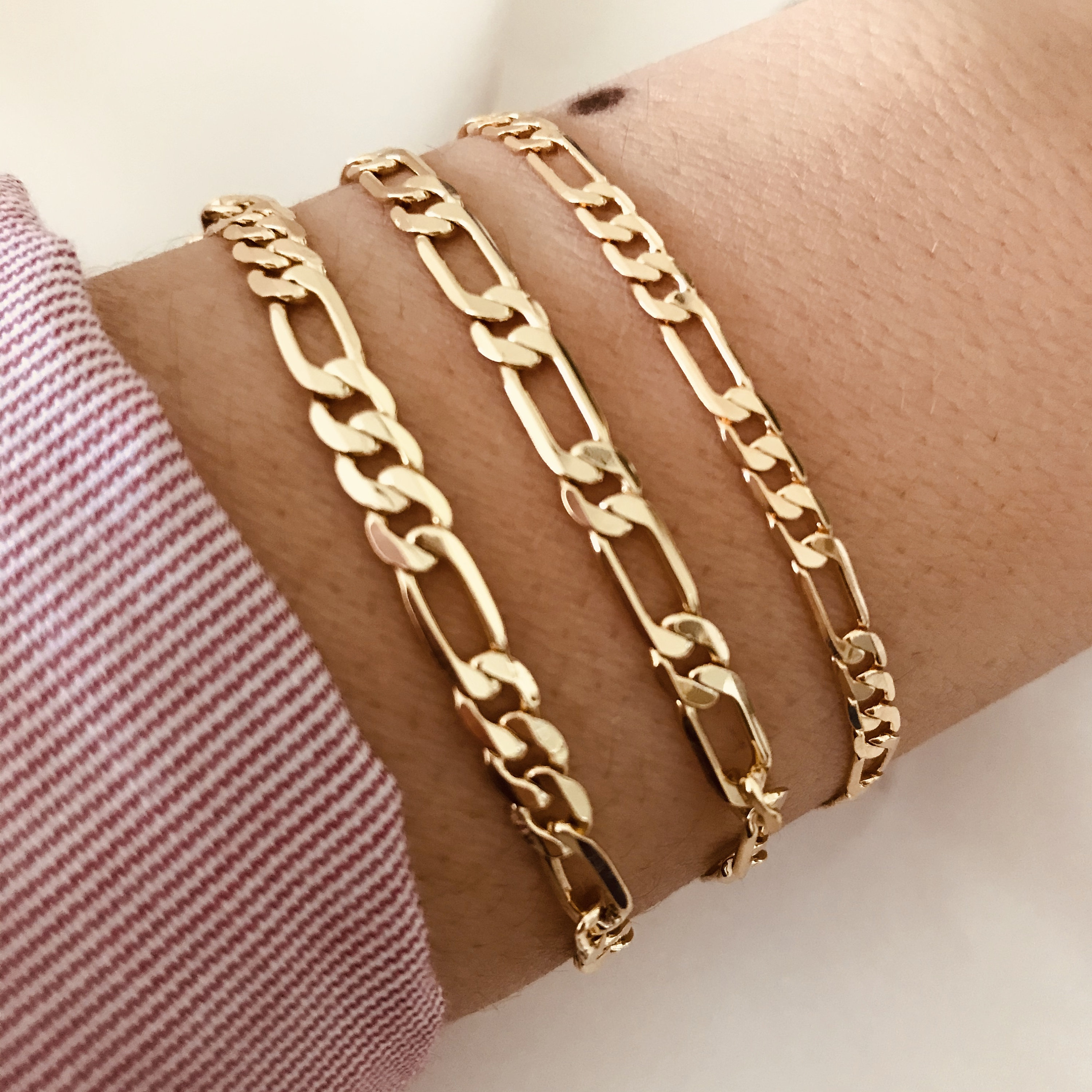 18K Gold Filled Bracelet / Bracelet Femme / 18k Gold Filled Etsy