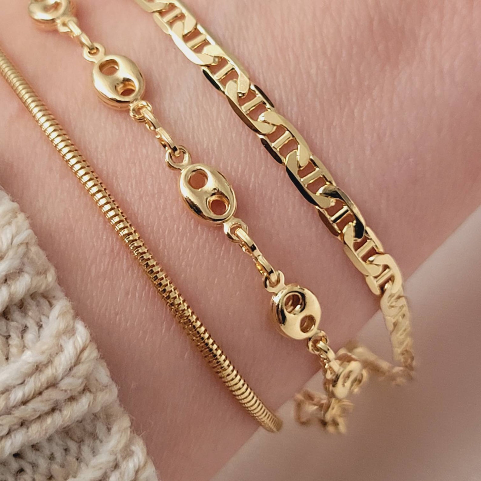 Layered Bracelet - Gold