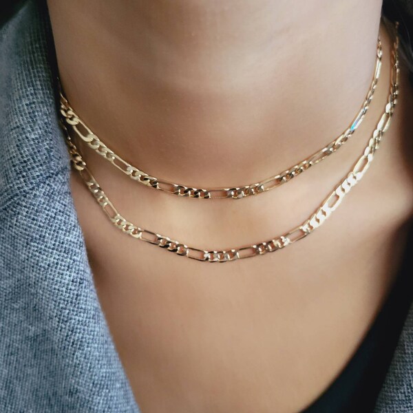 Thick Figaro Chains Etsy
