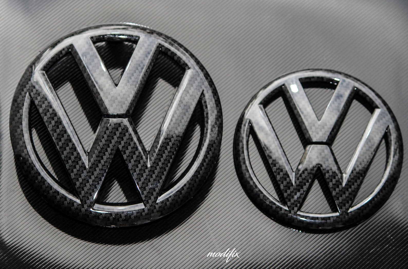 Carbon Fibre Badge Emblem Set Front & Rear for VW Golf MK6 Etsy