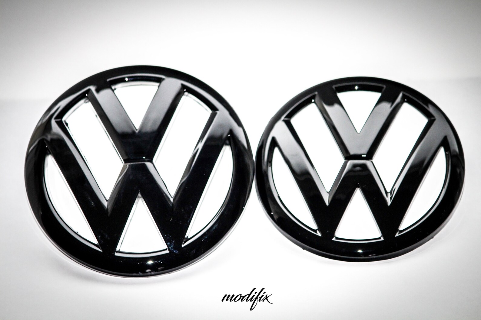 MODIFIX UK for VW Polo 20092013 Black Gloss Badge Emblem Etsy