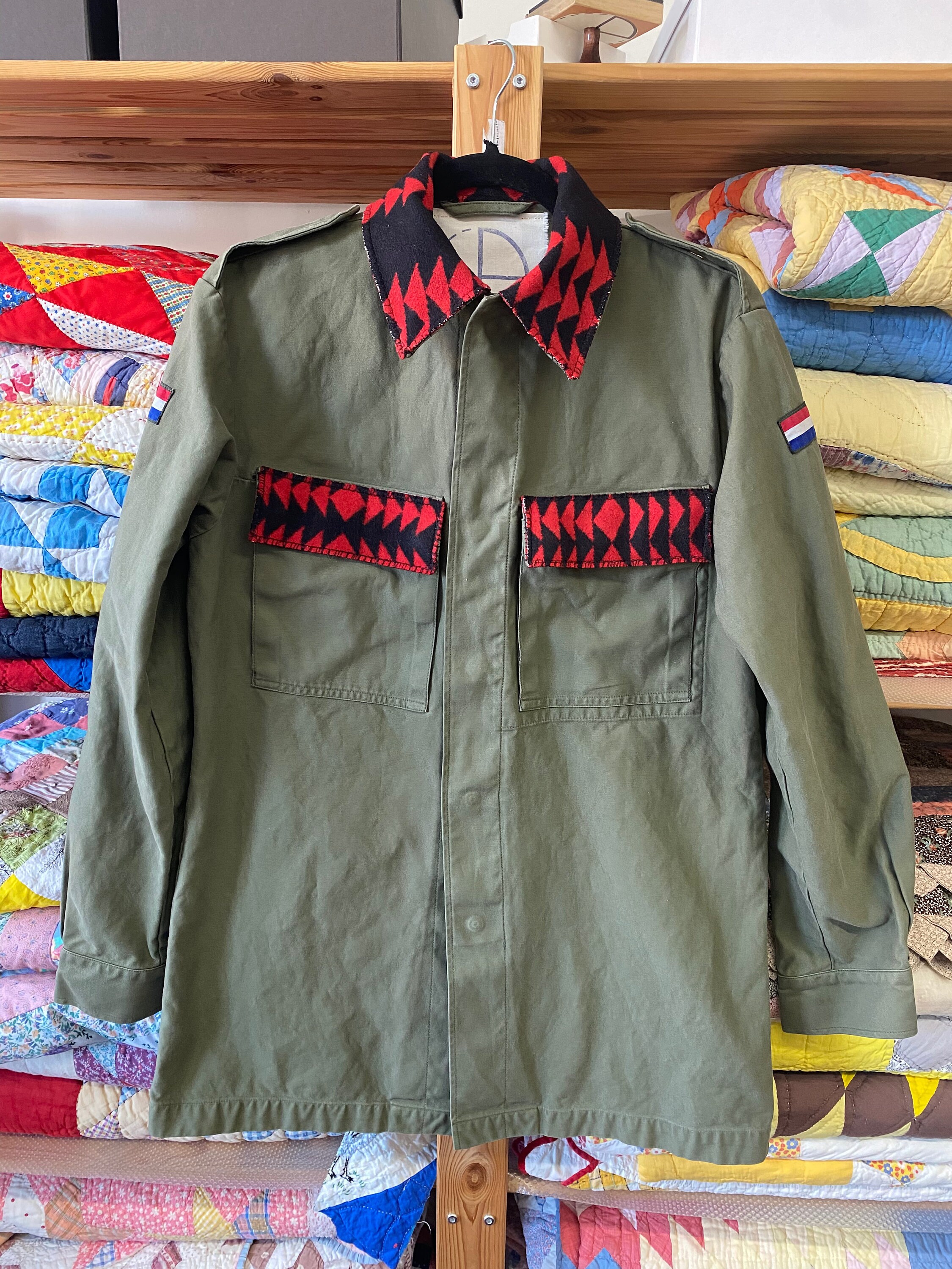 Vintage Army Jacket Repurposed Dutch Military Jacket Pendleton Etsy
