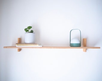 Floating shelf, Wall shelf, single wall shelf 90 modern, minimalist. Yu