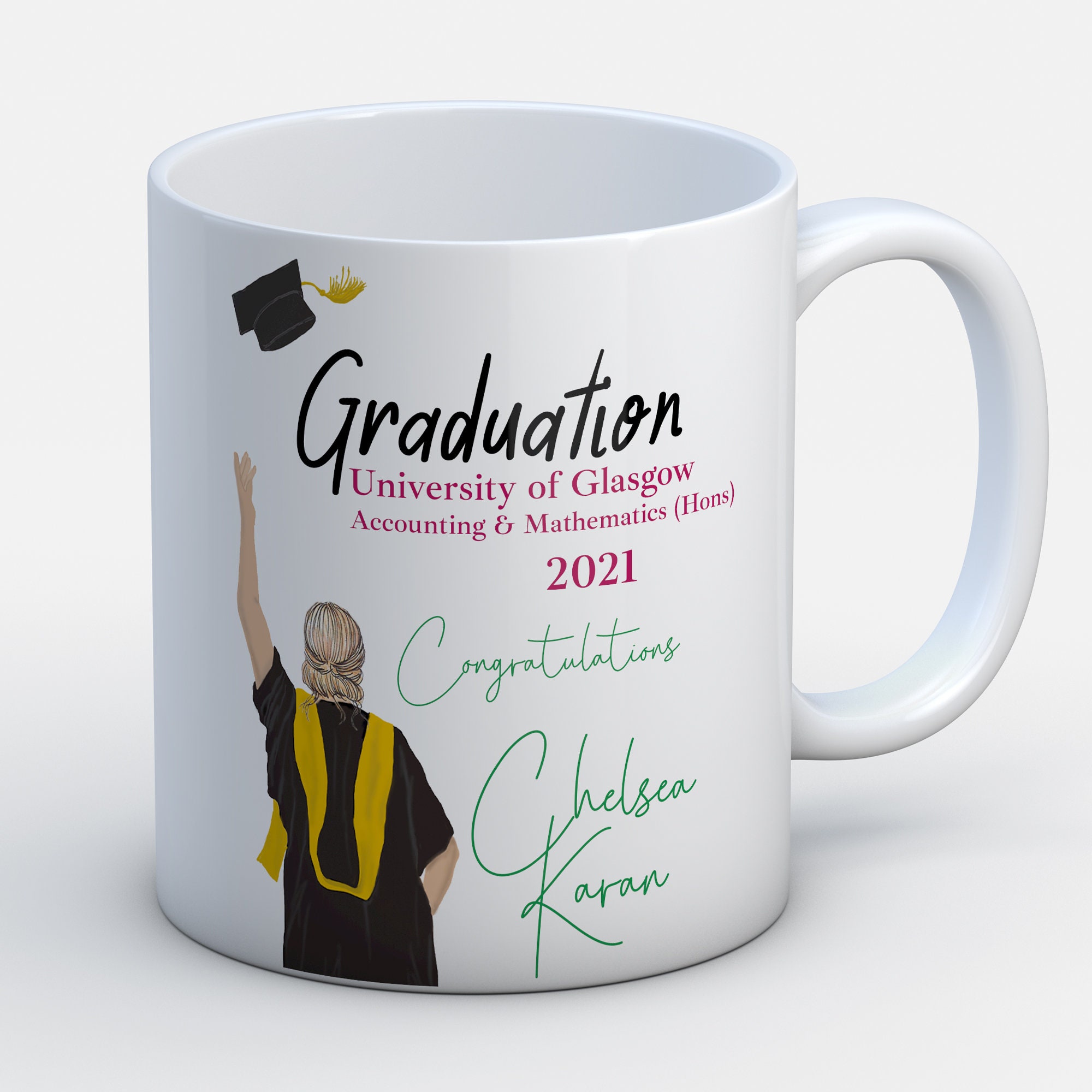 Personalised Graduation Mug Graduation Gift Graduation Gift Etsy