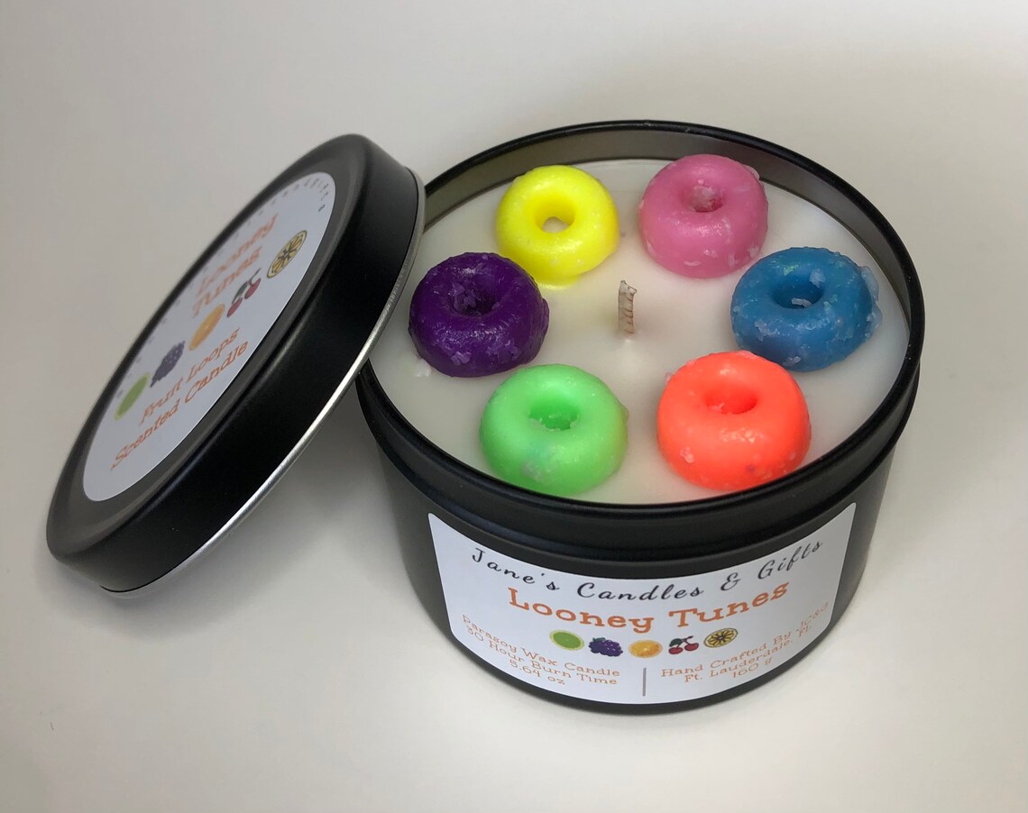 Fruit Loops Candle Etsy