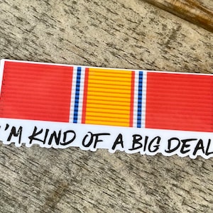 I'm Kind of a Big Deal *army Award* Sticker - Etsy