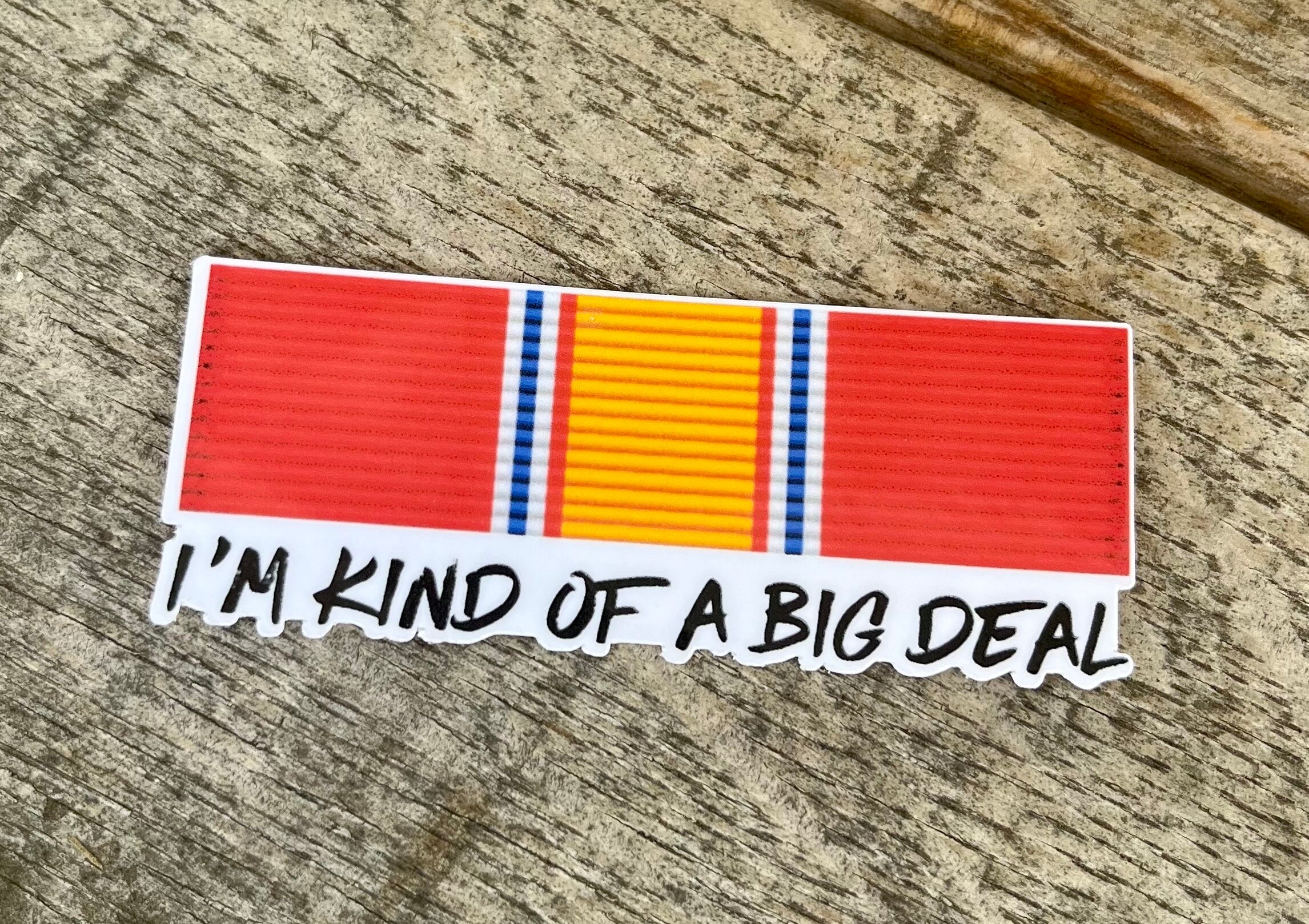 thumbnail image 2 of National Defense Service Ribbon Stickers (2 Pack) – Military Cell Phone Decal, Armed Forces 2 of 4