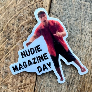 Billy Madison Nudie Magazine Day sticker