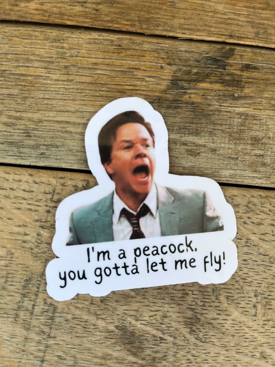 I'm a Peacock, You Gotta Let Me Fly Sticker Etsy