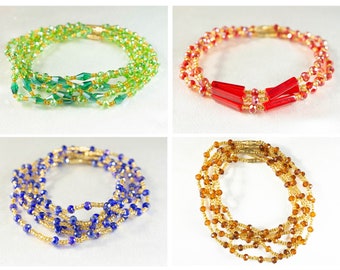 Anklet Beaded Anklet Summer Anklet Anklet gift Anklet for women Colourful Anklet Beach Anklet Unique Anklet Summer accessory, Boho Anklet,